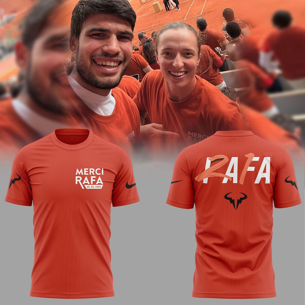 Rafa Nadal Roland Garros Tribute 2025 Merci Rafa Shirt Dad Gifts For Father's Day 2025-1