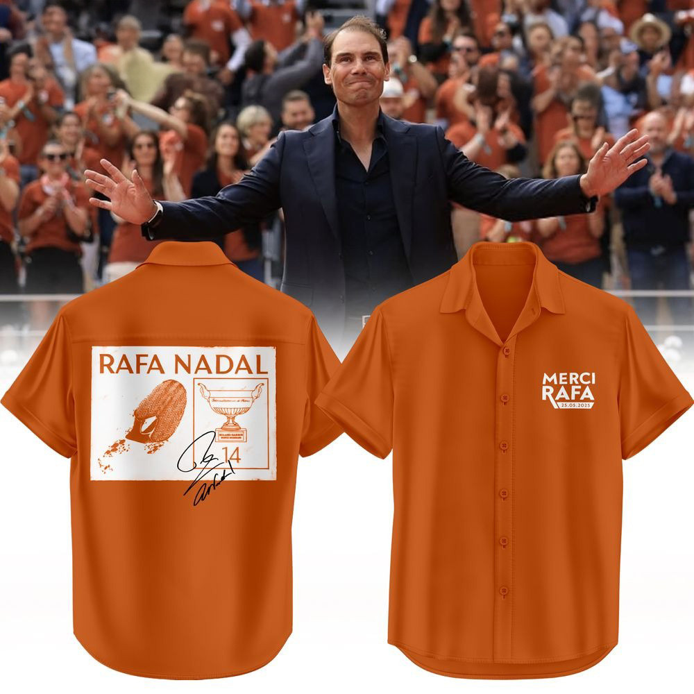 Rafael Nadal Exclusive Version 2025 Signature Hawaiian Shirt Gifts For Father's Day Ideas-1