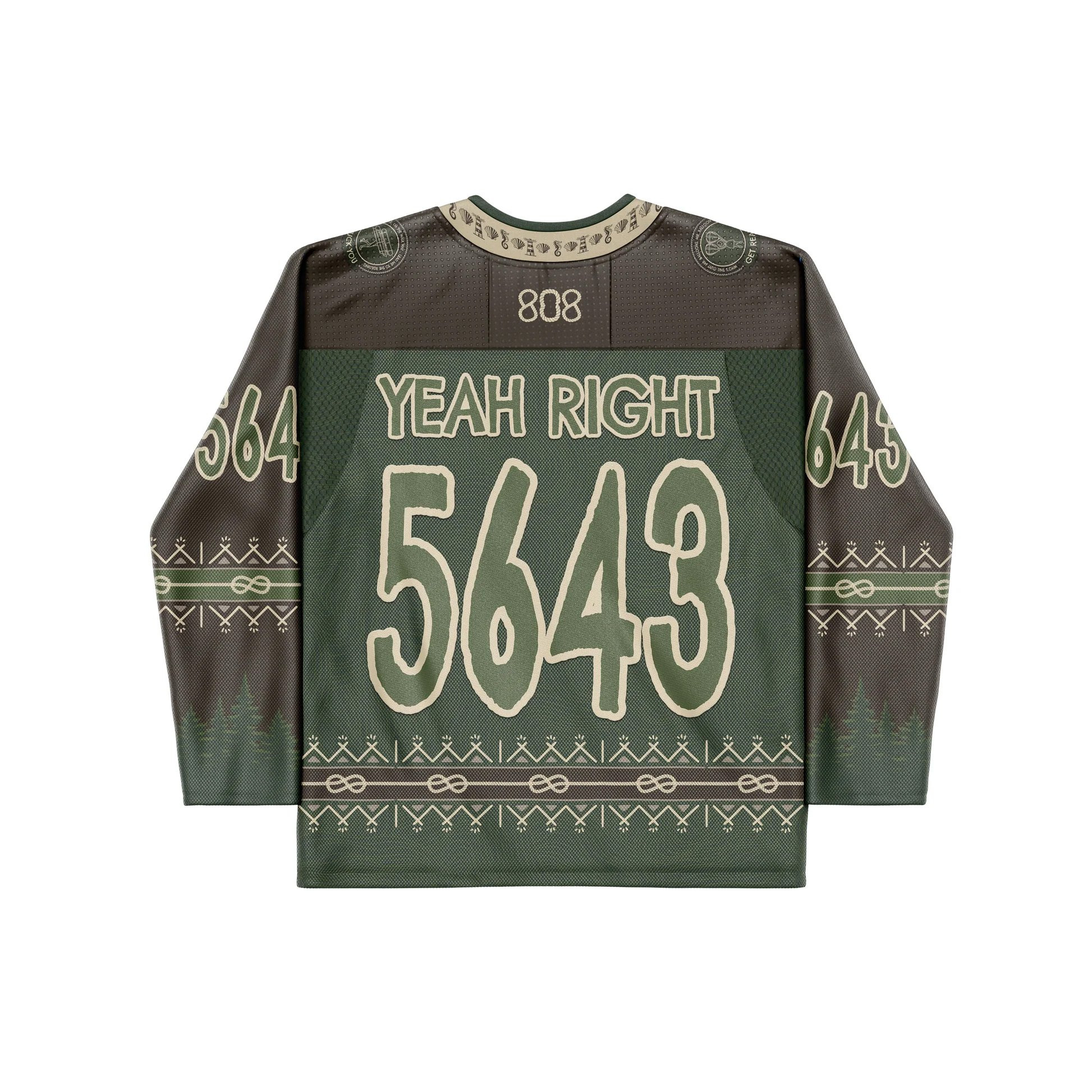 Raging Outta Cups Hockey Jersey Trippy Jersey Yeah Right 5643 Shirt Friends Gifts-1