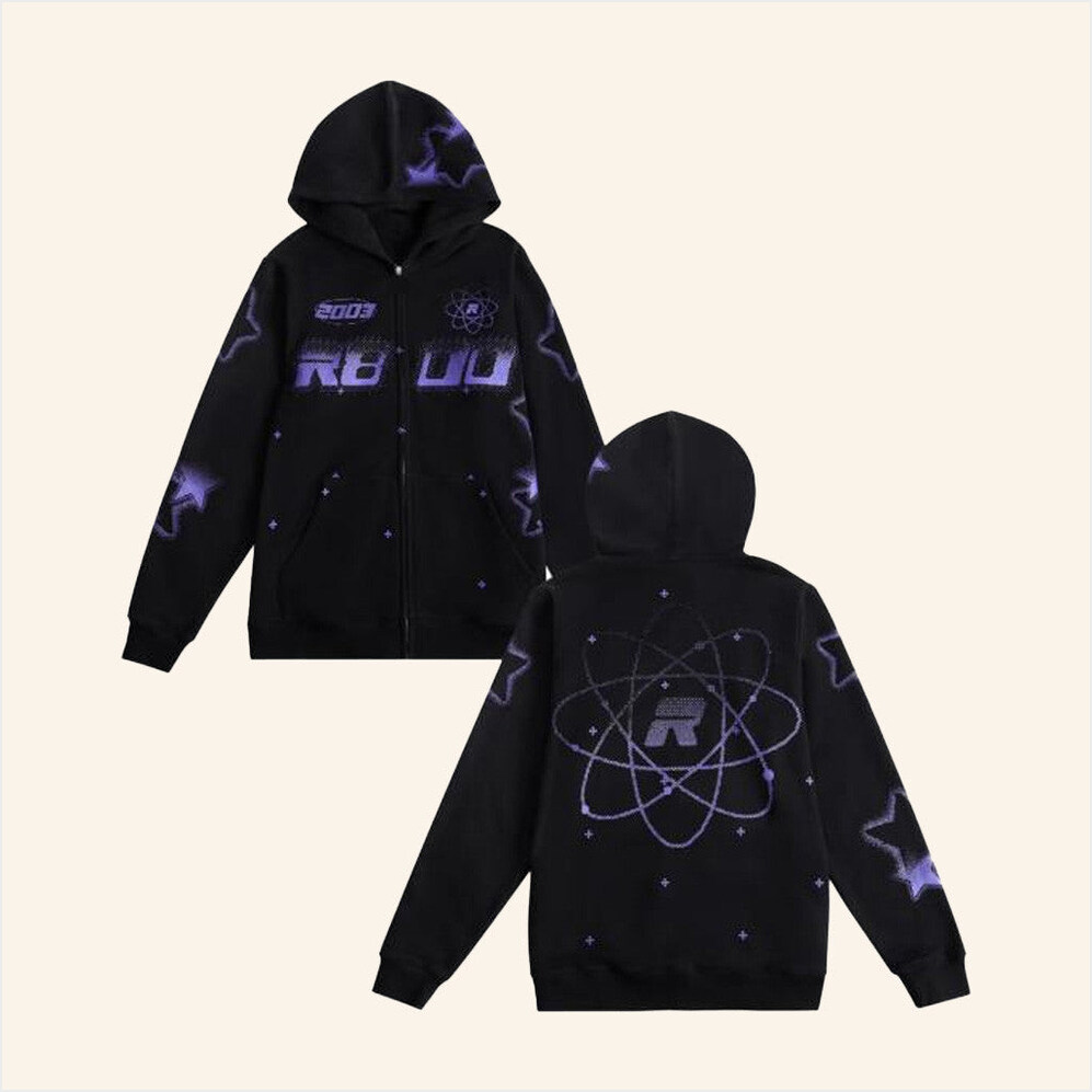 Ranboo Merch Ranboo Star Zip Up Hoodie Birthday Gifts For Dudes Gifts For Friends Christmas Presents-1