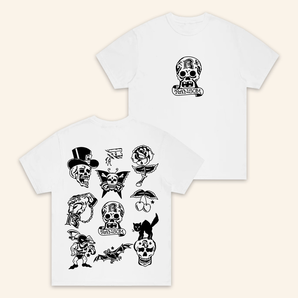 Ransom Merch 13 White T-Shirt Gifts For Boyfriend-1