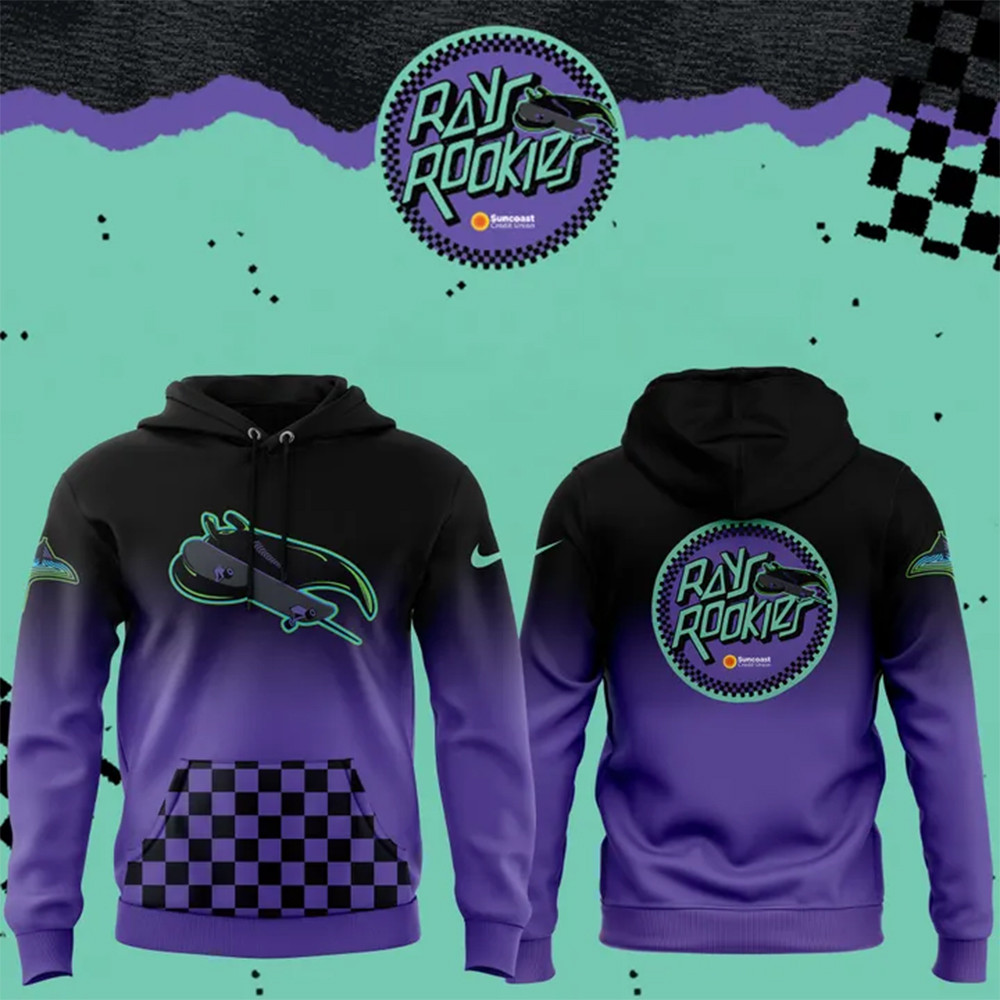 Rays Rookies Hoodie Best Gifts For Baseball Lovers-1