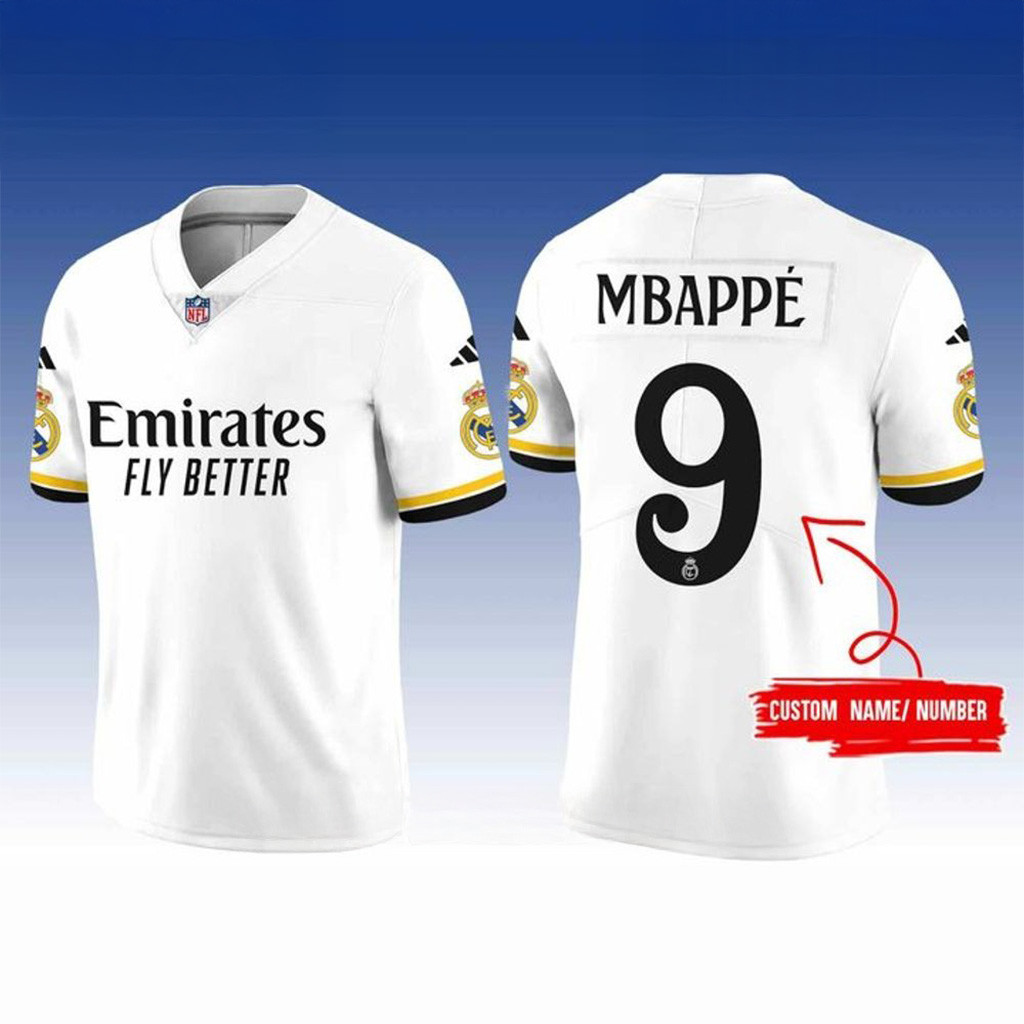 Real Madrid x NFL Club World Cup Game Road 2025 Football Jersey Gift Ideas For Fans-1