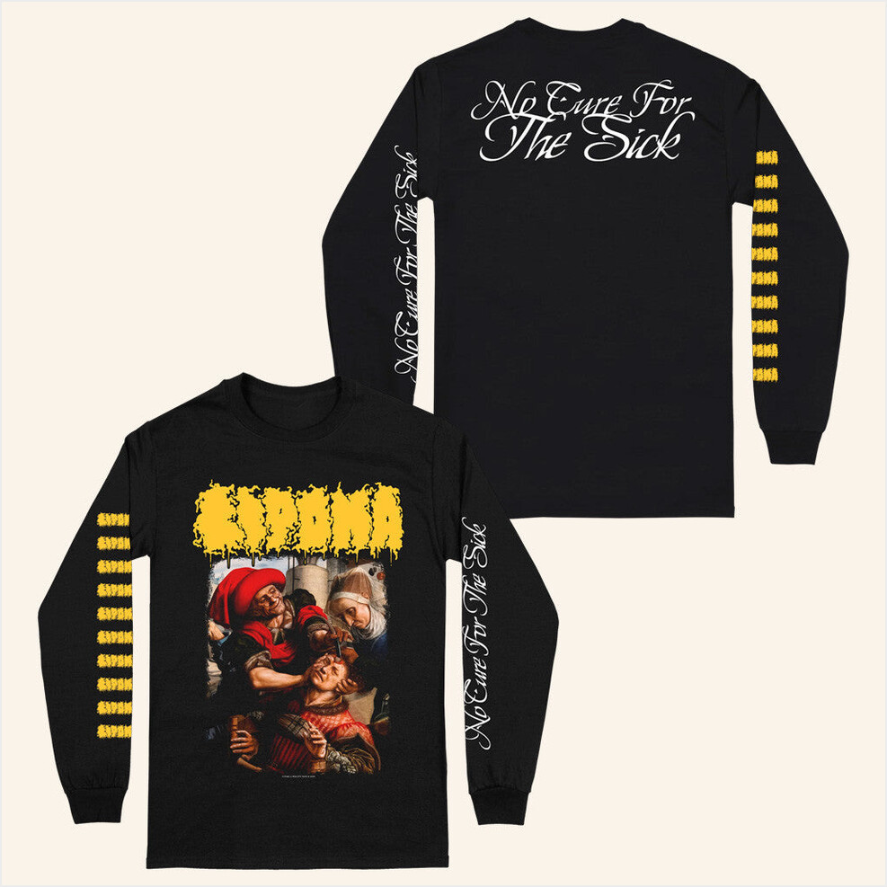 Reality Fade Merch Lipoma No Cure For The Sick Long Sleeve Shirt Gifts For Him Gifts For BFF-1