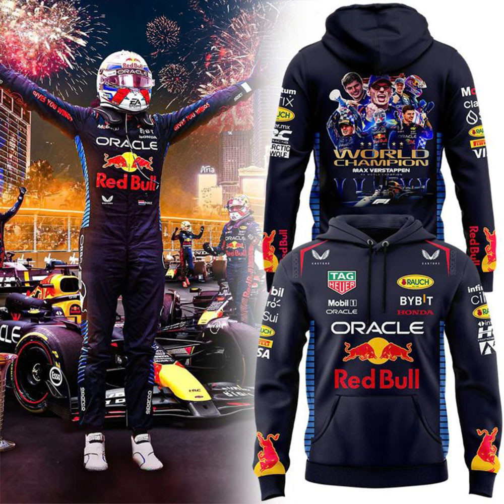 Red Bull Racing Trend World Champion 2024 The Proud Hoodie Special Fathers Day Presents-1