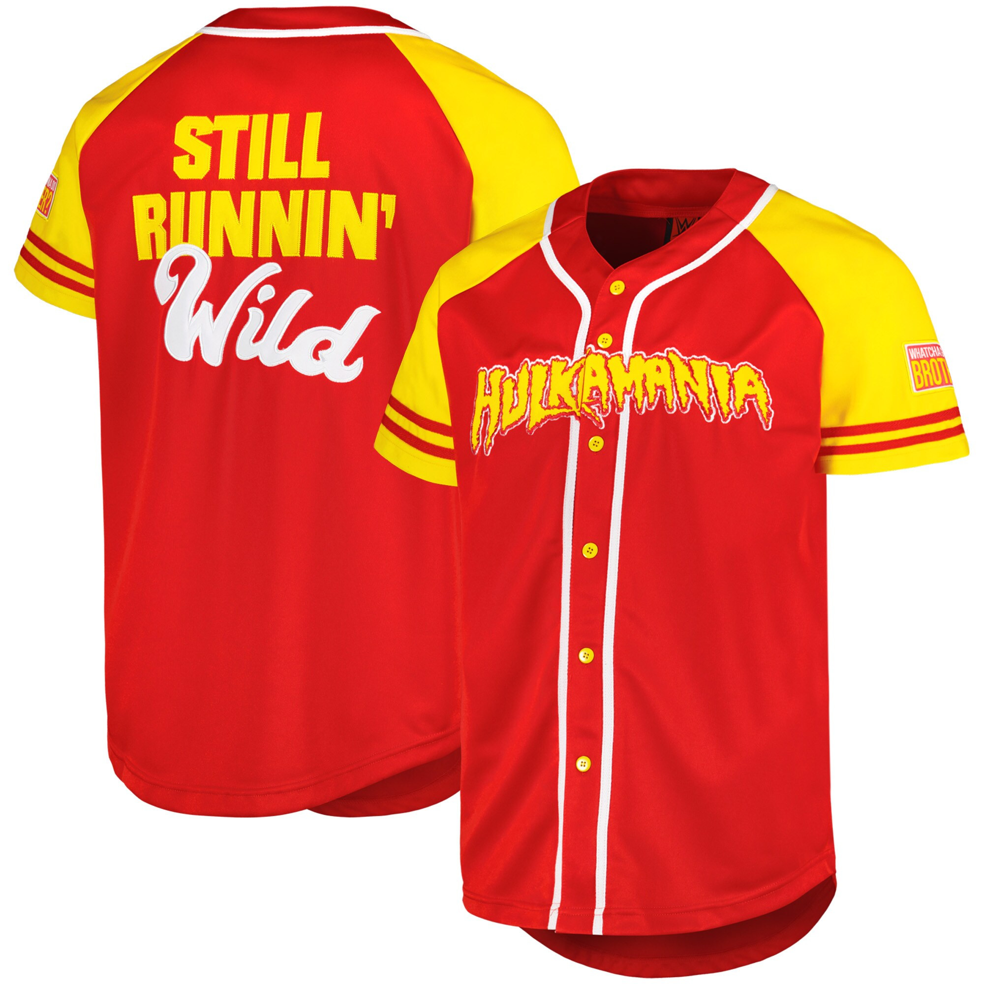 Red Hulk Hogan Baseball Jersey Hulk Hogan Merch-1