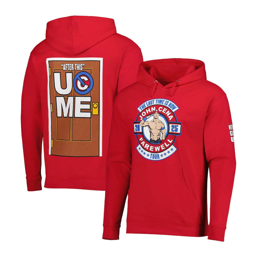Red John Cena Farewell Tour Pullover Hoodie Useful Gifts For Dad-1