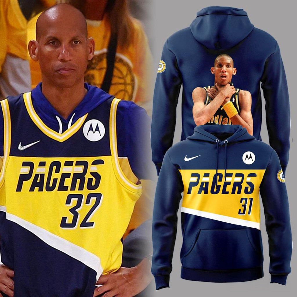Reggie Miller Indiana Pacers Legend 2025 Hoodie-1