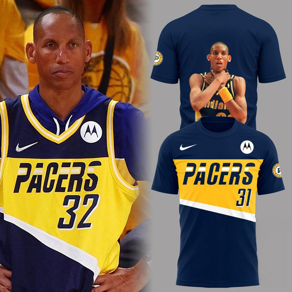 Reggie Miller Indiana Pacers Legend 2025 T-Shirt-1