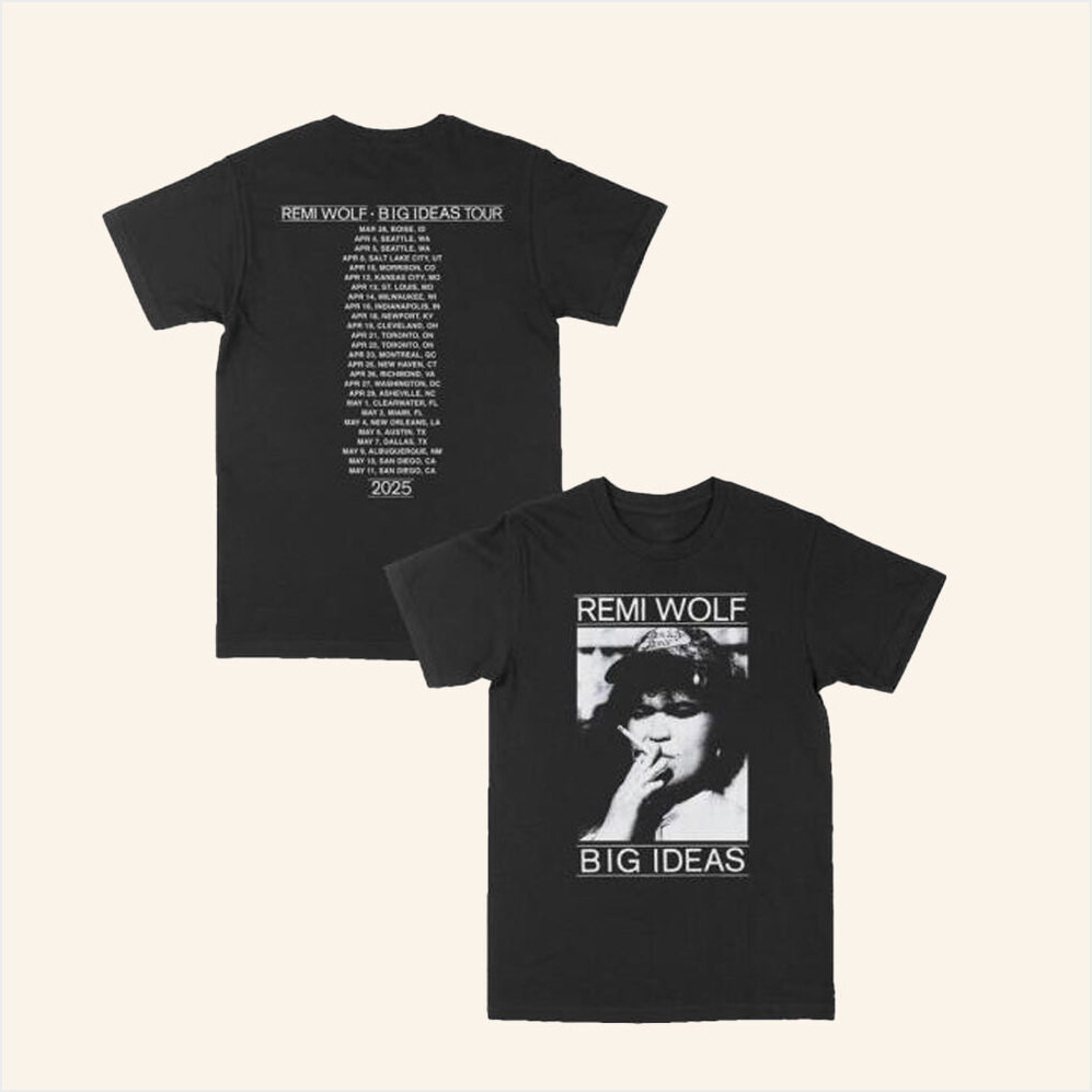 Remi Wolf Merch Big Ideas 2025 Tour T-Shirt Gifts For Fans Birthday Gifts For Brother-1