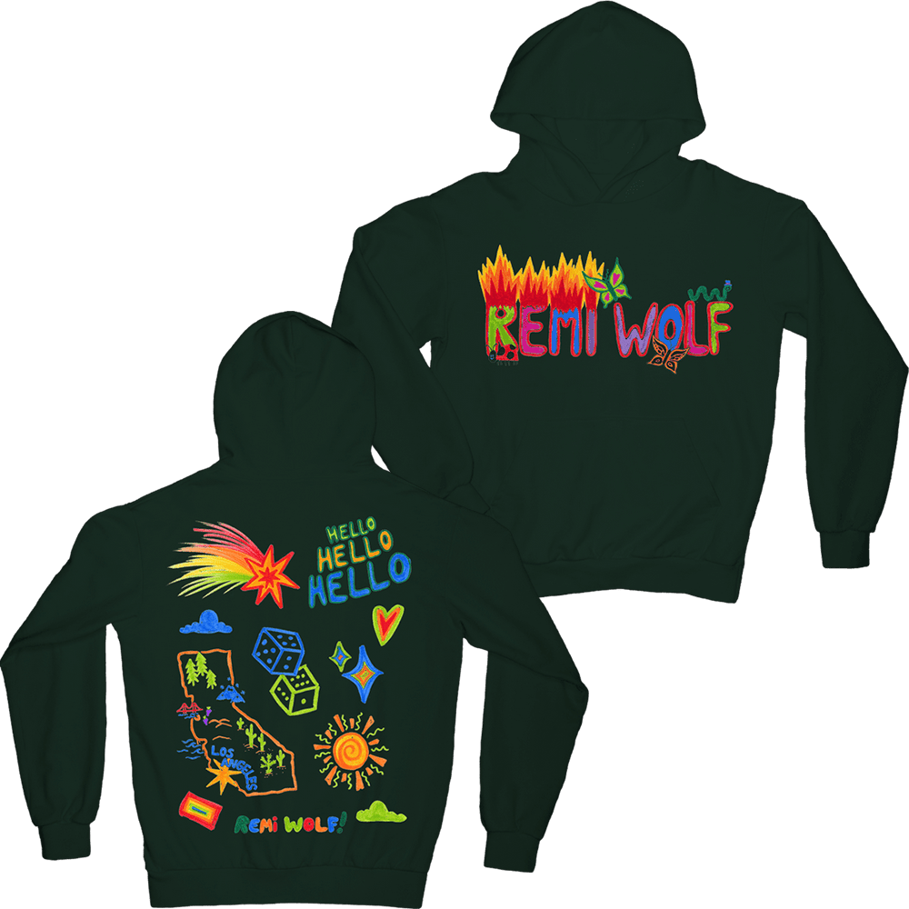 Remi Wolf Merch Hello Remi Wolf Hoodie Fathers Day Presents-1