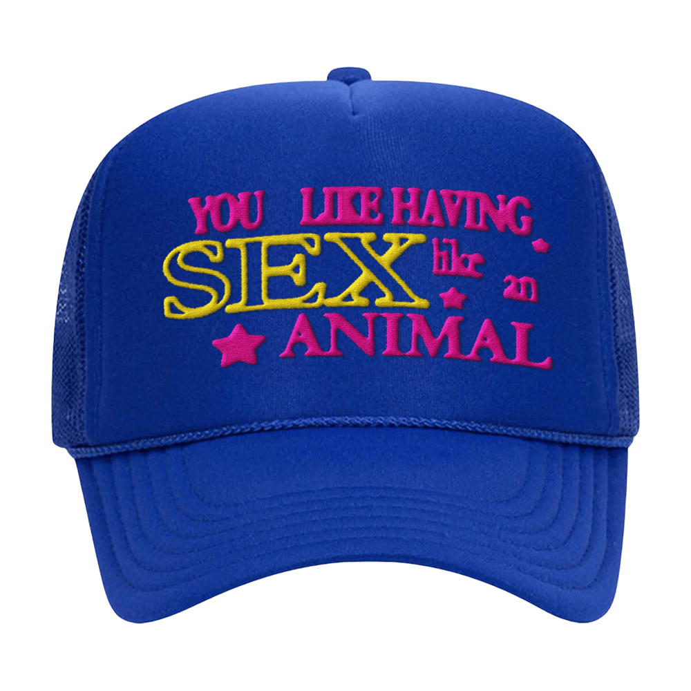 Remi Wolf Merch You Like Having Sex Like Animal Trucker Hat Father's Day Gifts-1