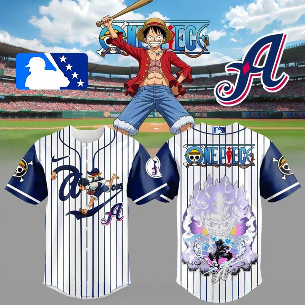 Reno Aces x Straw Hat Luffy Gear 5 Jersey Reno Aces Merch Gifts For Baseball Fans-1