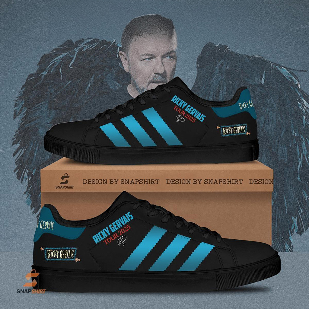 Ricky Gervais Mortality Tour UK 2025 Stan Smith Shoes Ricky Gervais Merch Fans Gifts-1
