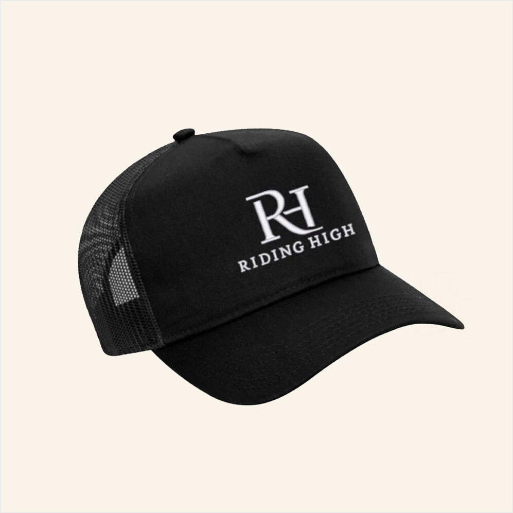 Riding High Ministries Merch Riding High Trucker Hat Embroidered Gifts For Him Gifts For BFF-1