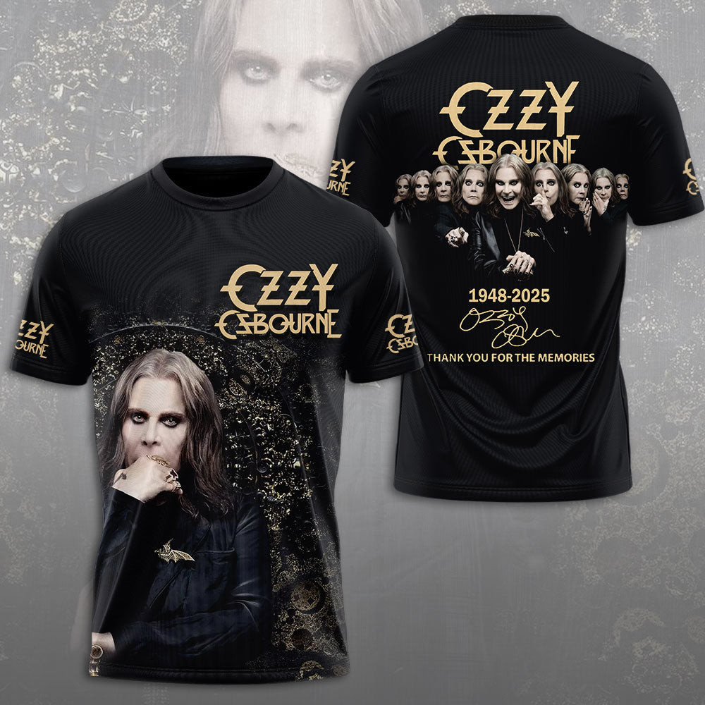 Rip Ozzy Osbourne Thank You For The Memories Shirt Unique Gifts For Music Lovers-1