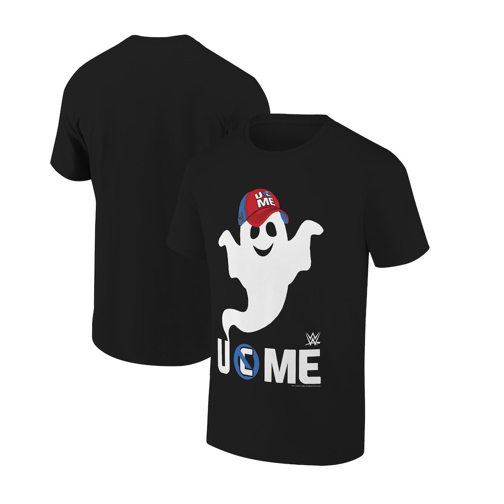 Ripple Junction Black John Cena You Can't See Me Ghost T-Shirt Gift For Men's-1