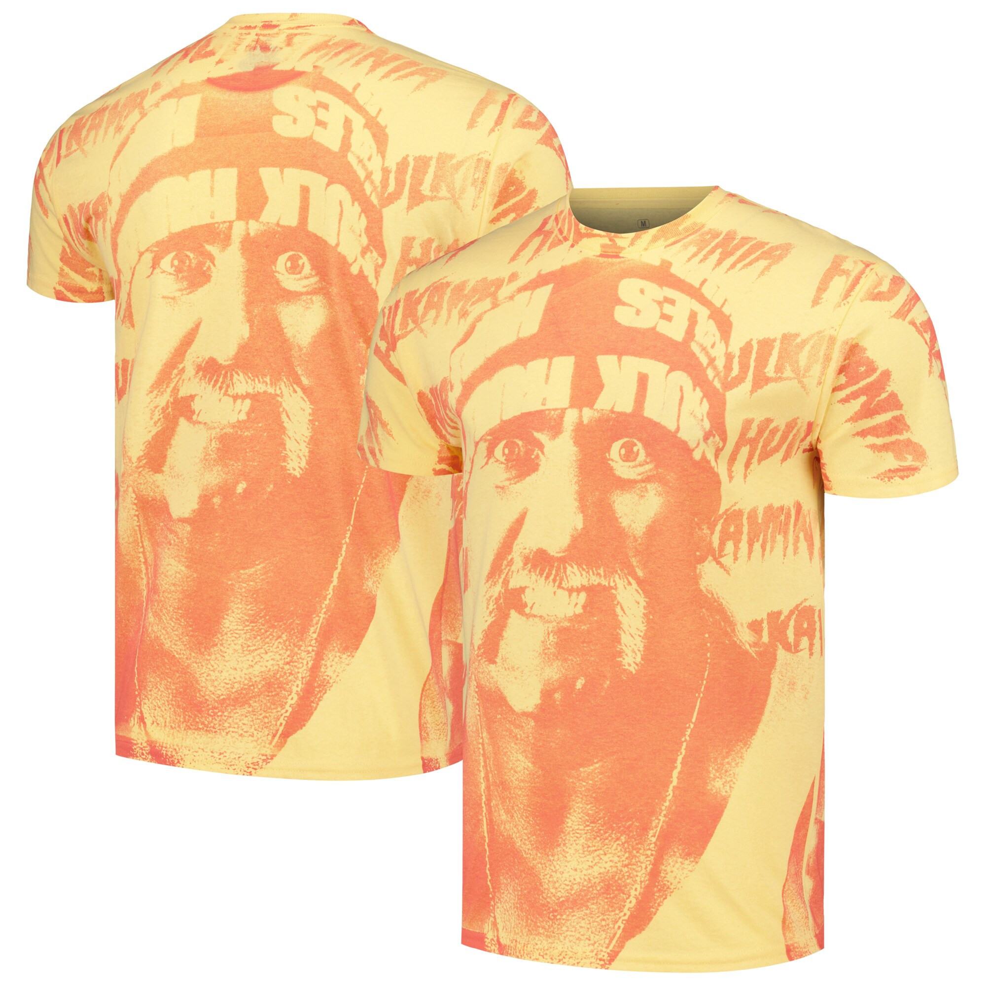 Ripple Junction Gold Hulk Hogan Hulkamania All Over Print Tshirt Hulk Hogan Merch-1
