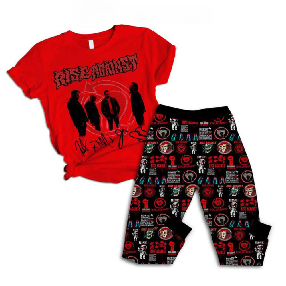 Rise Against The Good Left Undone 2024 Holidays Pajamas Set Mother's Day Presents For Mom-1