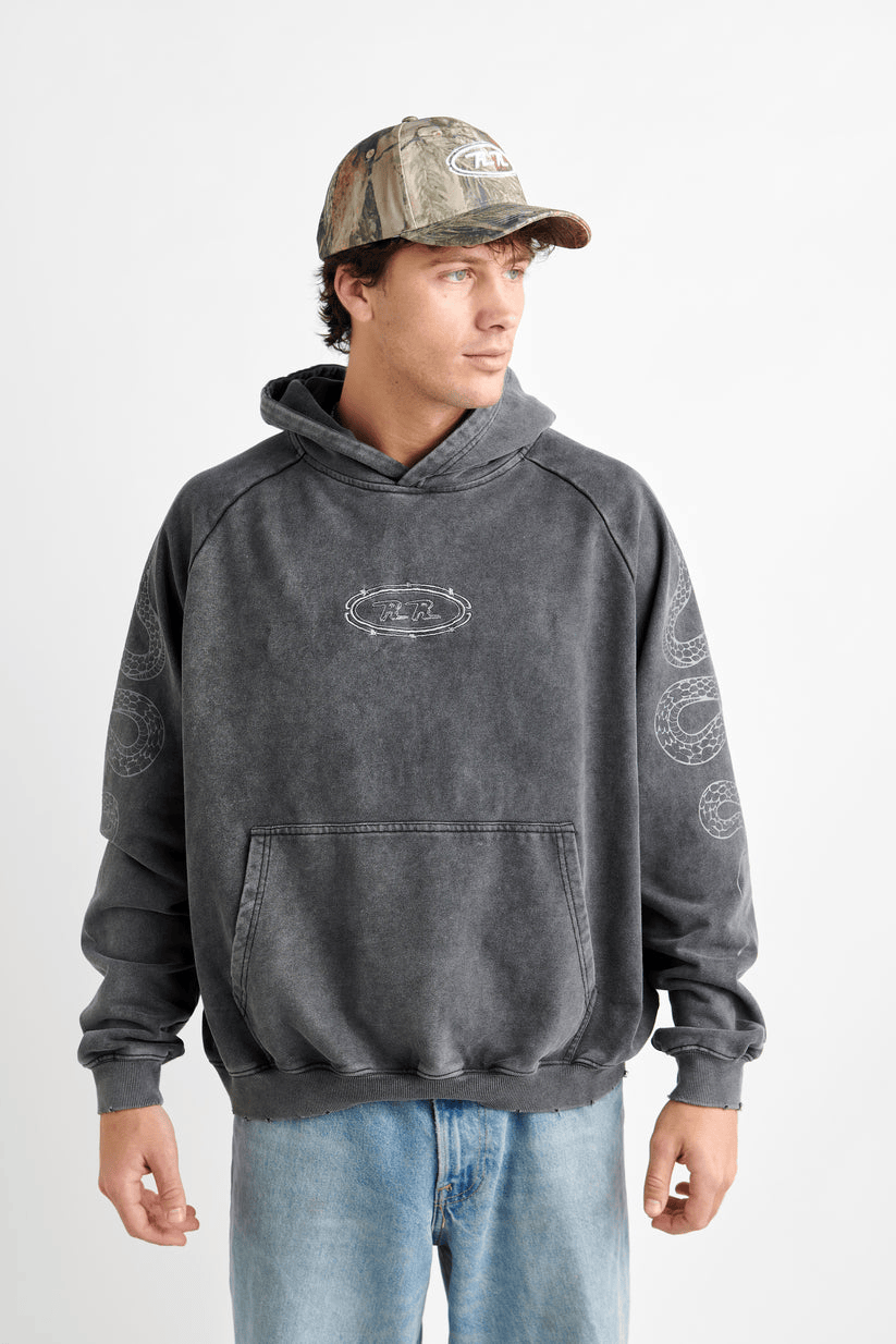 Rob Rausch Merch Vintage Faded Snake Hoodie Gifts For Dudes-1