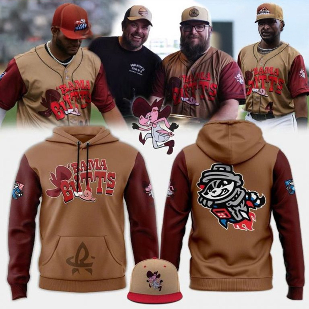 Rocket City Trash Pandas Bama Butts Day Hoodie 2025 Bama Butts Merch Fans Gifts-1