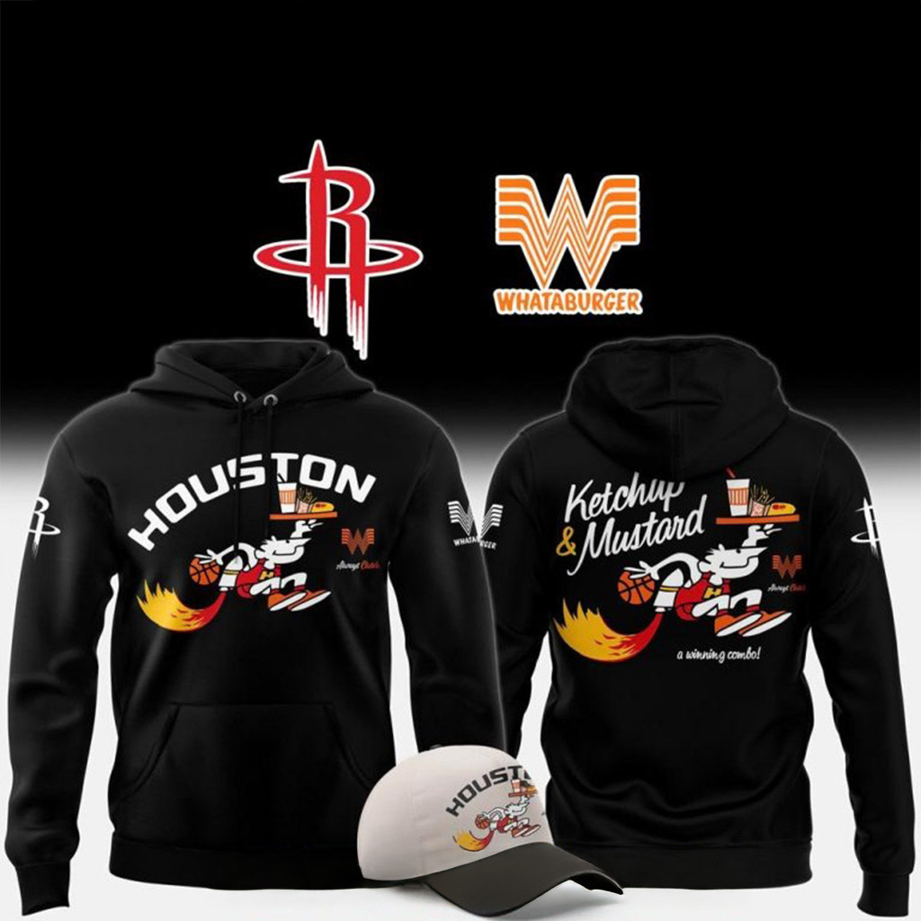 Rockets x Whataburger New 2025 Special Hoodie Fan Merch Good Gifts For Boyfriend-1