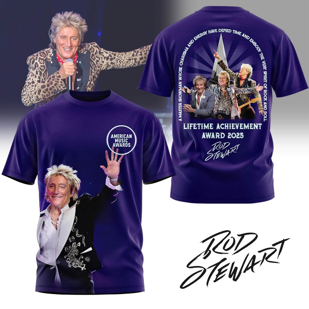 Rod Stewart Lifetime Achievement Award 2025 Shirt Unique Gifts For Music Lovers-1