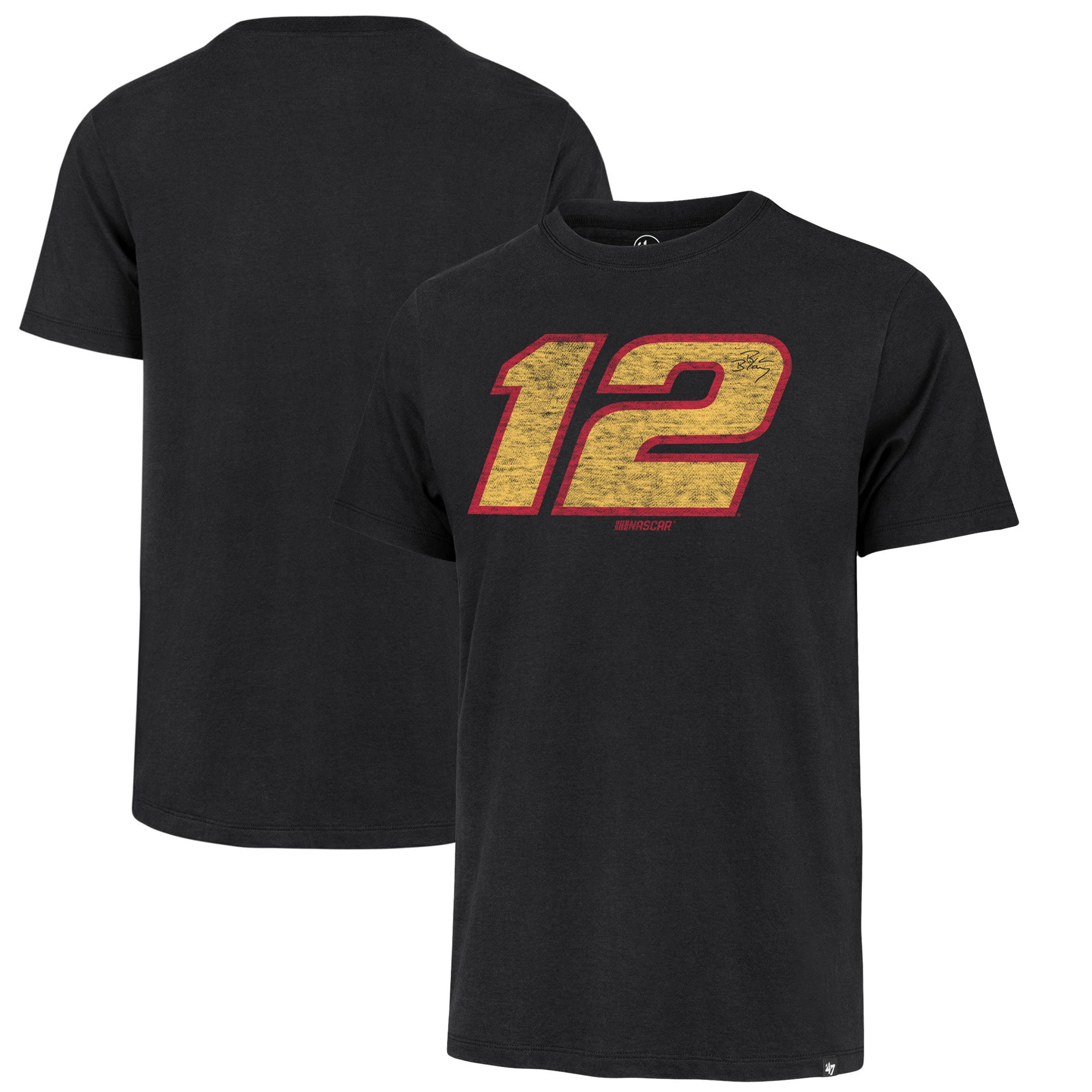 Ryan Blaney Merch 12 Ryan Blaney Driver Number Franklin T-Shirt Best Father's Day Gifts-1
