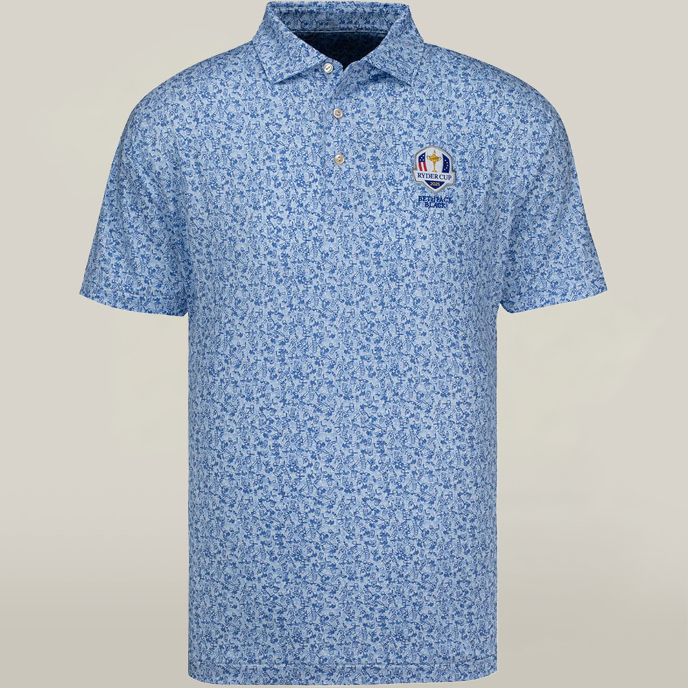 Ryder Cup 2025 Golf Merch Polo Shirt 2025 Ryder Cup Bethpage Black Victory Proud Golf Wear-1