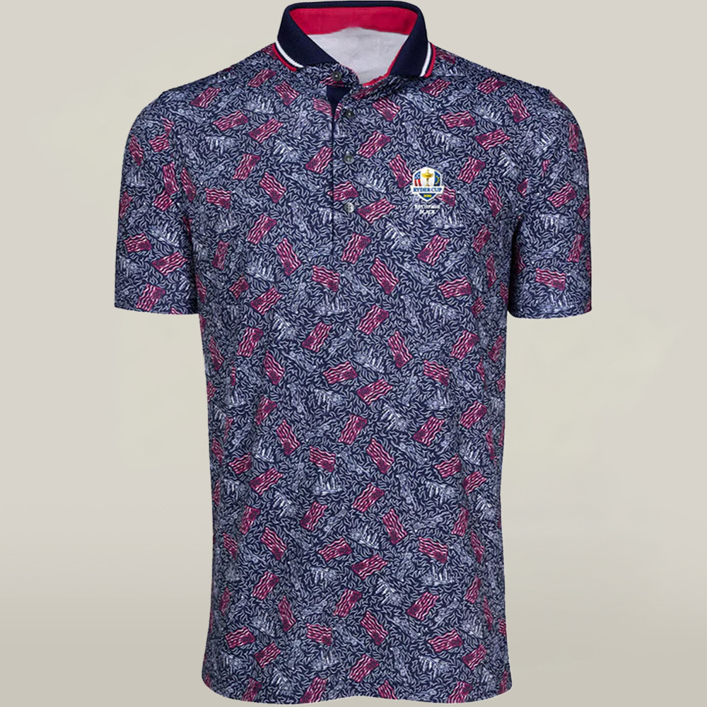 Ryder Cup 2025 Golf Tournament Merch Polo Shirt American Match Gifts For Huge Fans-1