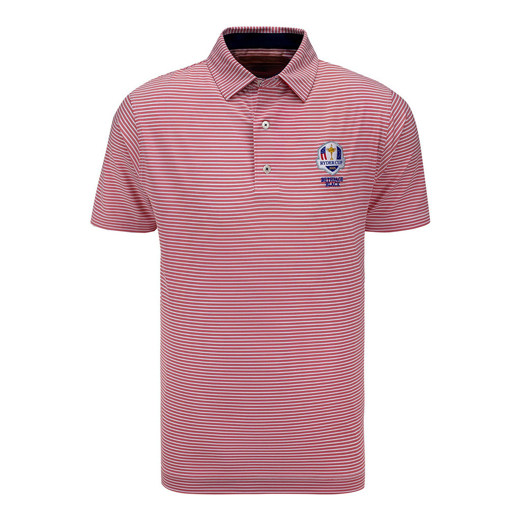 Ryder Cup Merch FootJoy 2025 Ryder Cup Striped Polo Shirt Great Gifts For Golfers-1 Ryder Cup Merch FootJoy 2025 Ryder Cup Striped Polo Shirt Great Gifts For Golfers-1