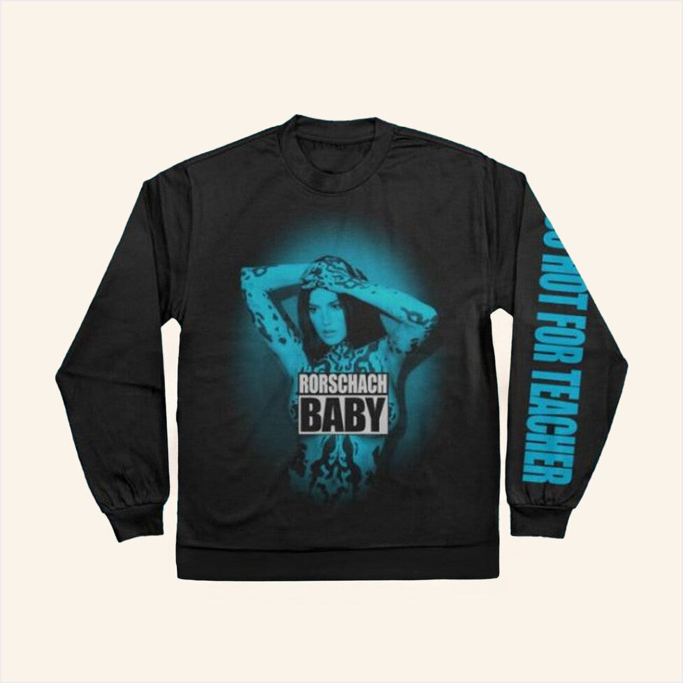 Ryn Weaver Merch Rorshach Baby Long Sleeve Black Birthday Presents For Son Gifts For Besties-1