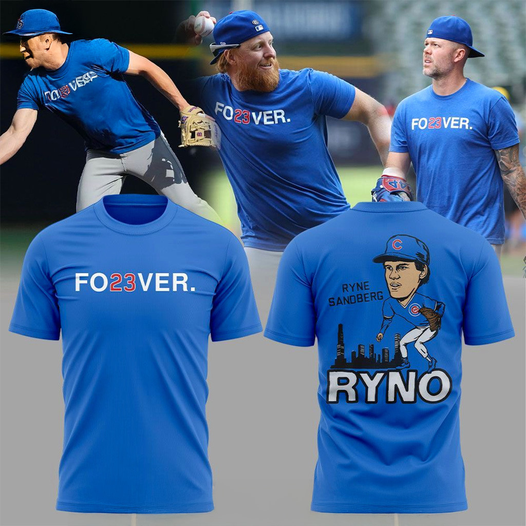 Ryne Sandberg Fo23ver Thank You For The Memories Tshirt-1