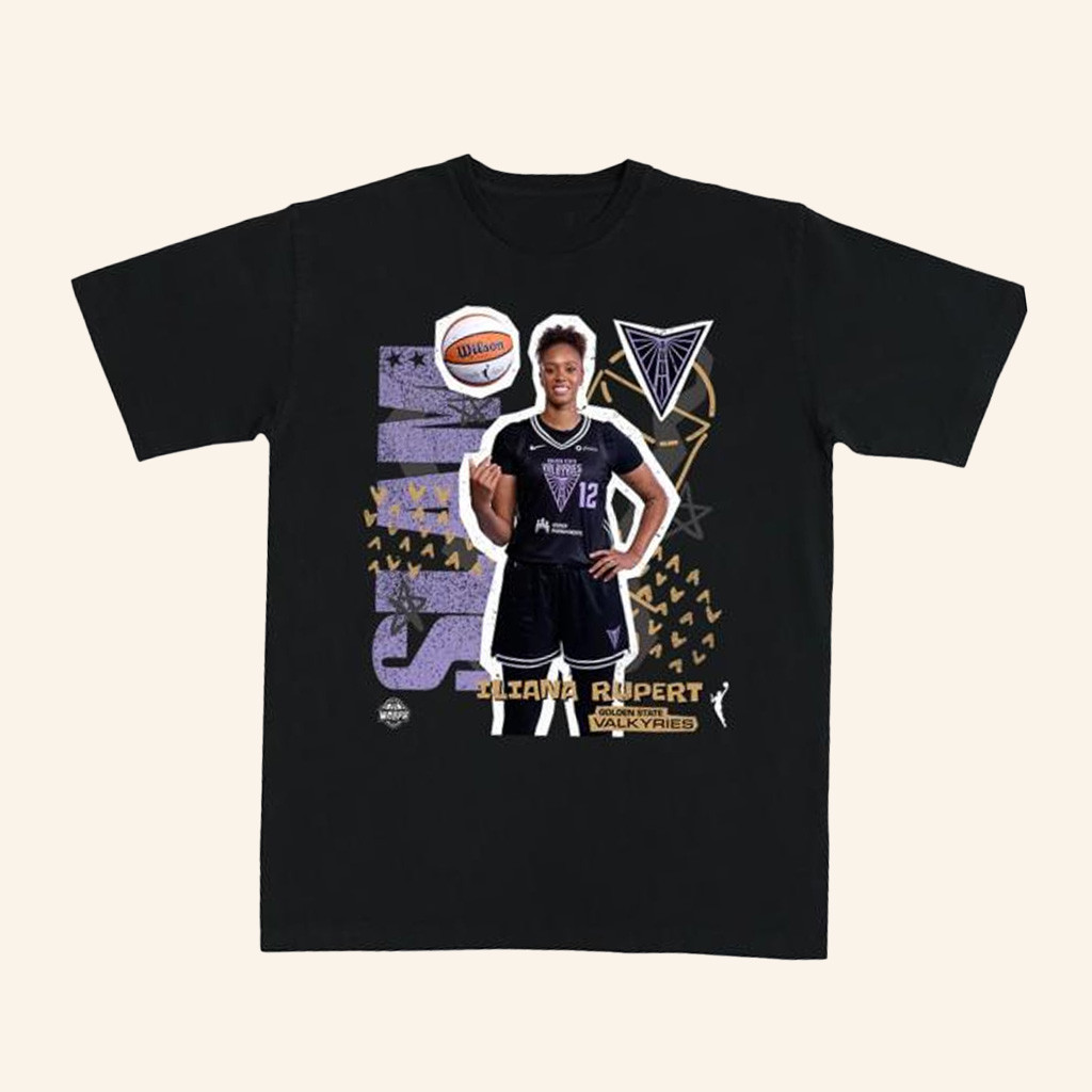 SLAM Merch Iliana Rupert Golden State Valkyries T-Shirt Gift For Basketball Lover-1