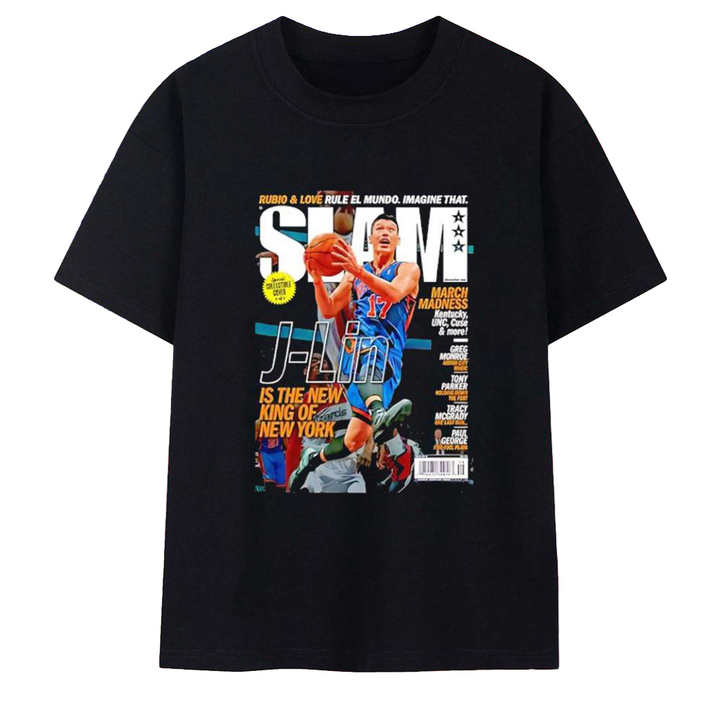 SLAM Merch J-Lin Is The New King Of New York T-Shirt Presents For Basketball Fans-1