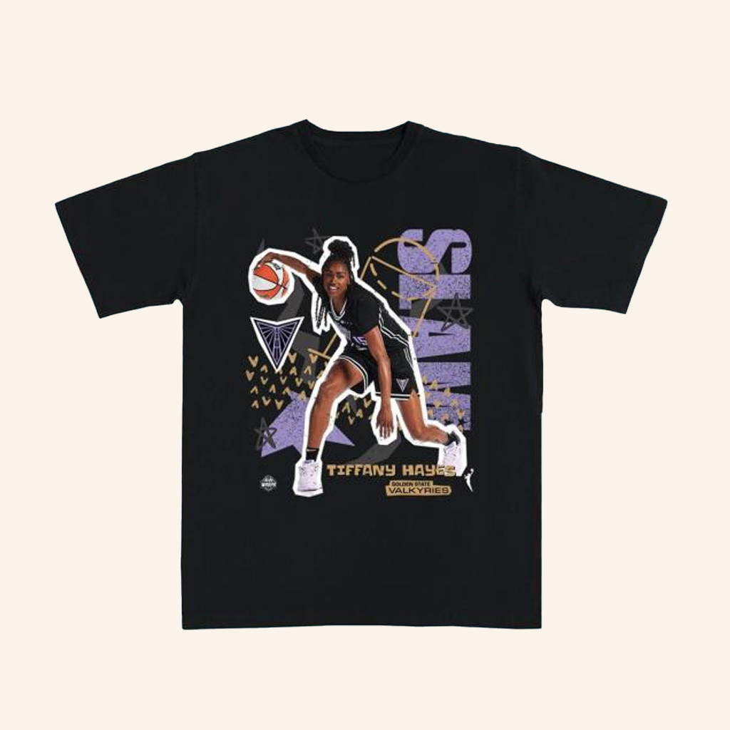 SLAM Merch Tiffany Hayes Golden State Valkyries T-Shirt Basketball Fan Gift Ideas-1