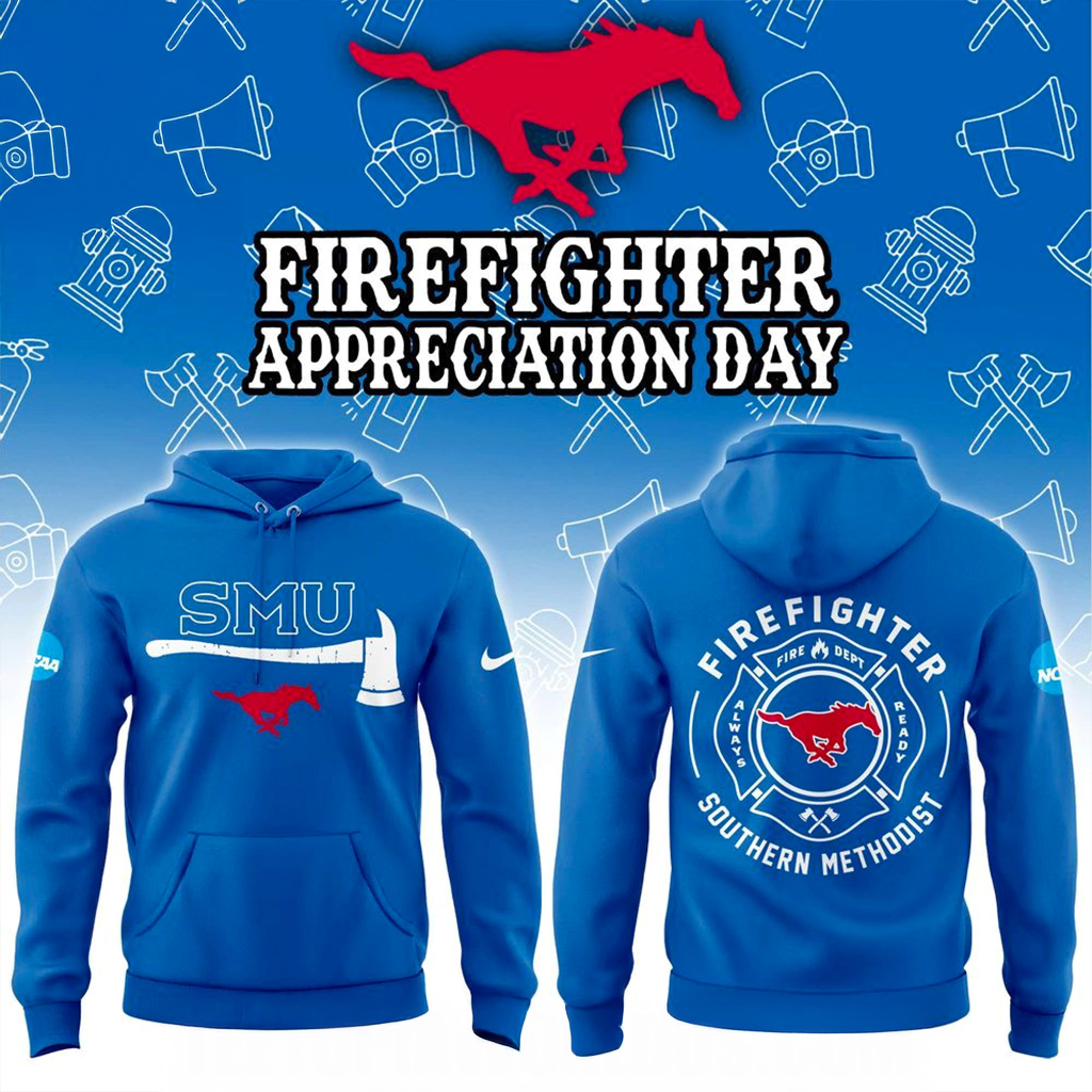 SMU Mustangs Firefighter Application Day Hoodie Mustangs Merch Christmas Presents For Boyfriend-1