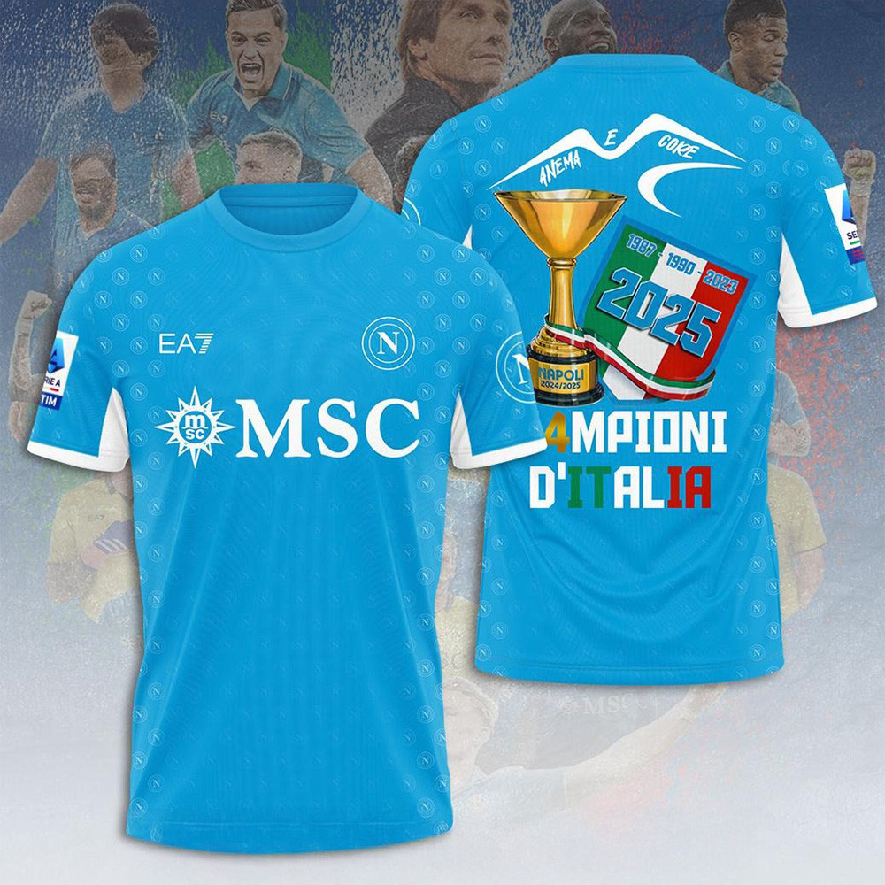 SSC Napoli Ch4mpioni DItalia 2025 T-Shirt Father In Law Gifts Dad's Day-1 SSC Napoli Ch4mpioni DItalia 2025 T-Shirt Father In Law Gifts Dad's Day-1