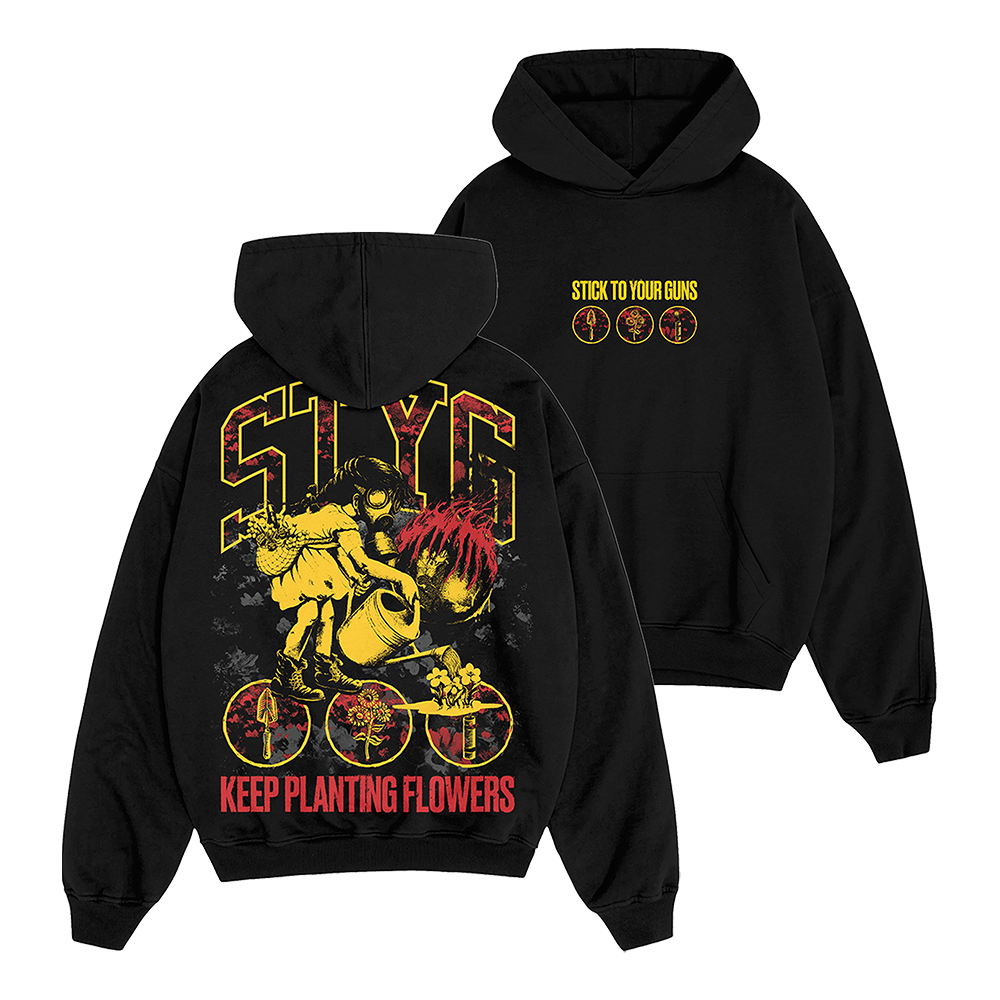 STYG Merch Hoodie Stick To Your Guns Merch Stick To Your Guns Keep Planting Flowers Hoodie-1