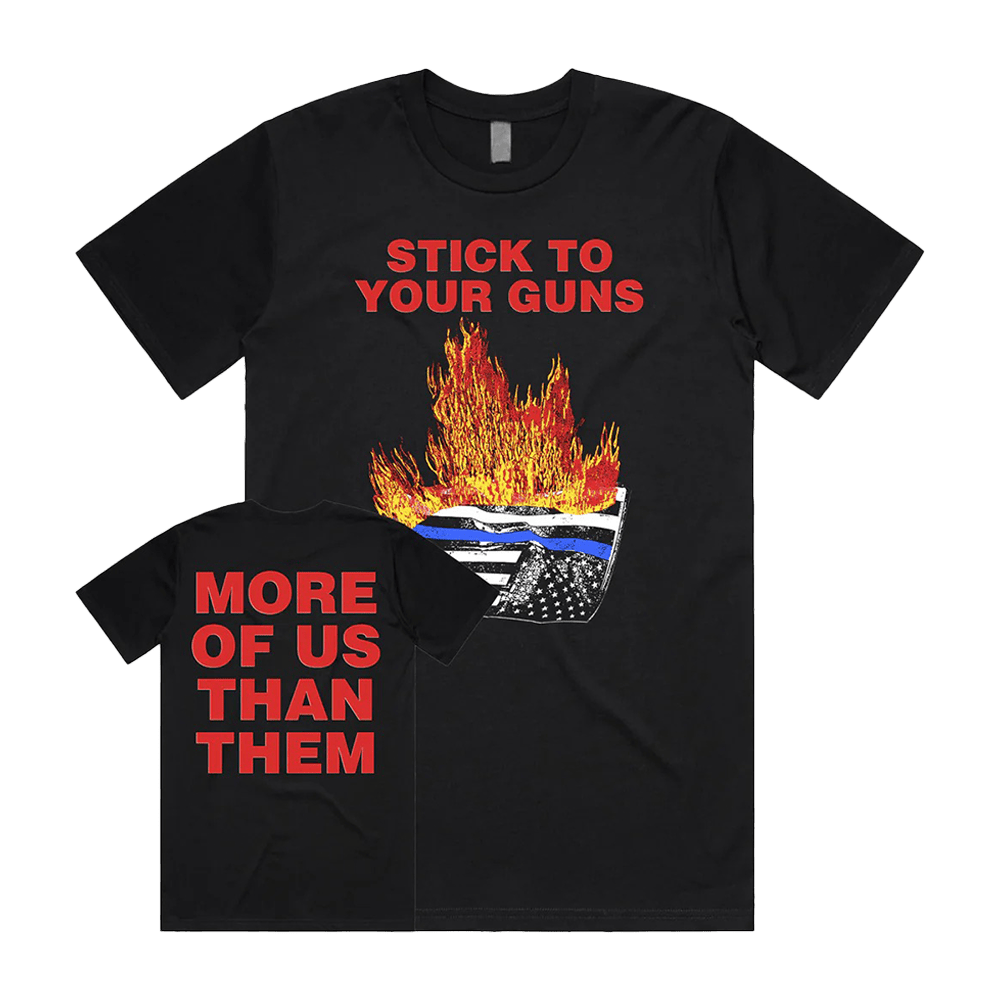 STYG Merch T-Shirt Stick To Your Guns Merch Orange More Of Us Than Them Shirt Bonus Dad Gifts-1