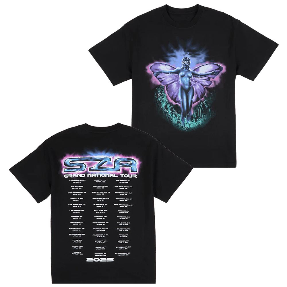 SZA SOS Merch SZA Grand National Tour 2025 T-Shirt Grand National Tour Merch Music Fans Gifts-1