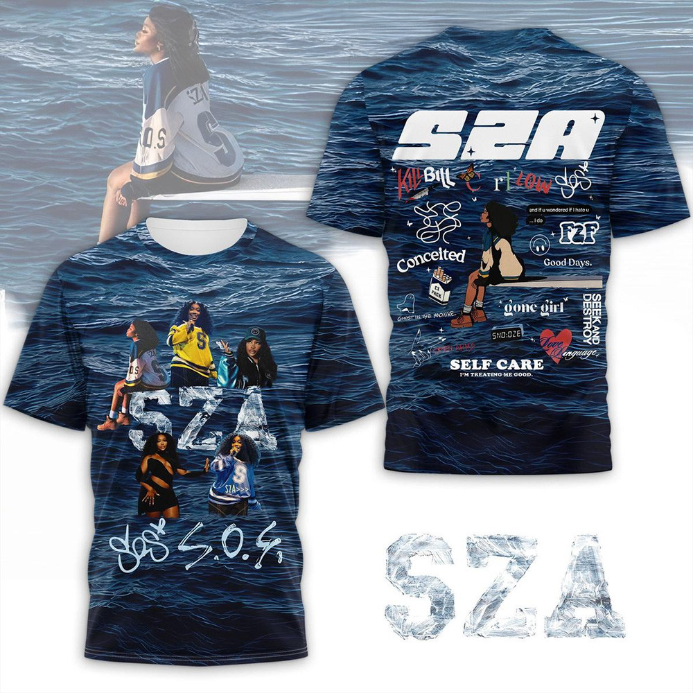 SZA Self Care I'm Treating Me Good T-Shirt SZA Merch Father In Law Gifts Dad's Day-1
