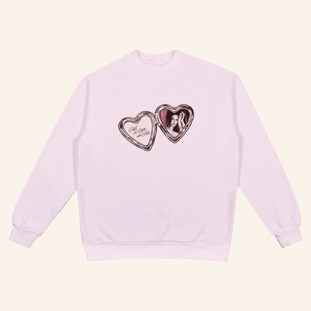 Sabrina Claudio Merch Locket Crewneck Sweatshirt Gifts For Her-1