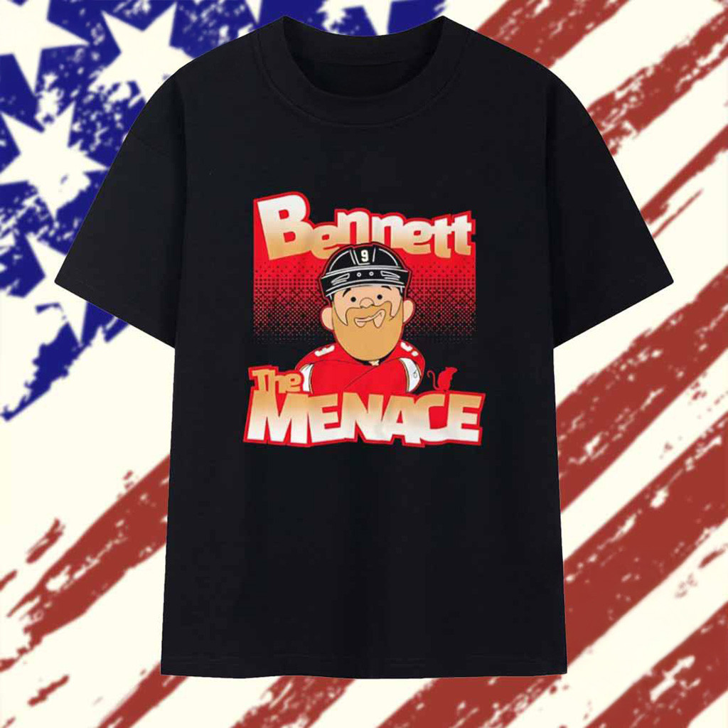 Sam Bennett Florida Panthers The Menace T-Shirt Best Gifts For Hockey Fans-1