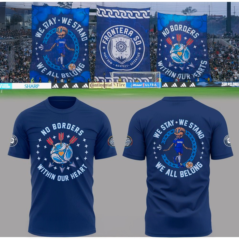 San Diego FC We Stay We Stand We All Belong T-Shirt Fan Merch Best Gifts For Husband-1