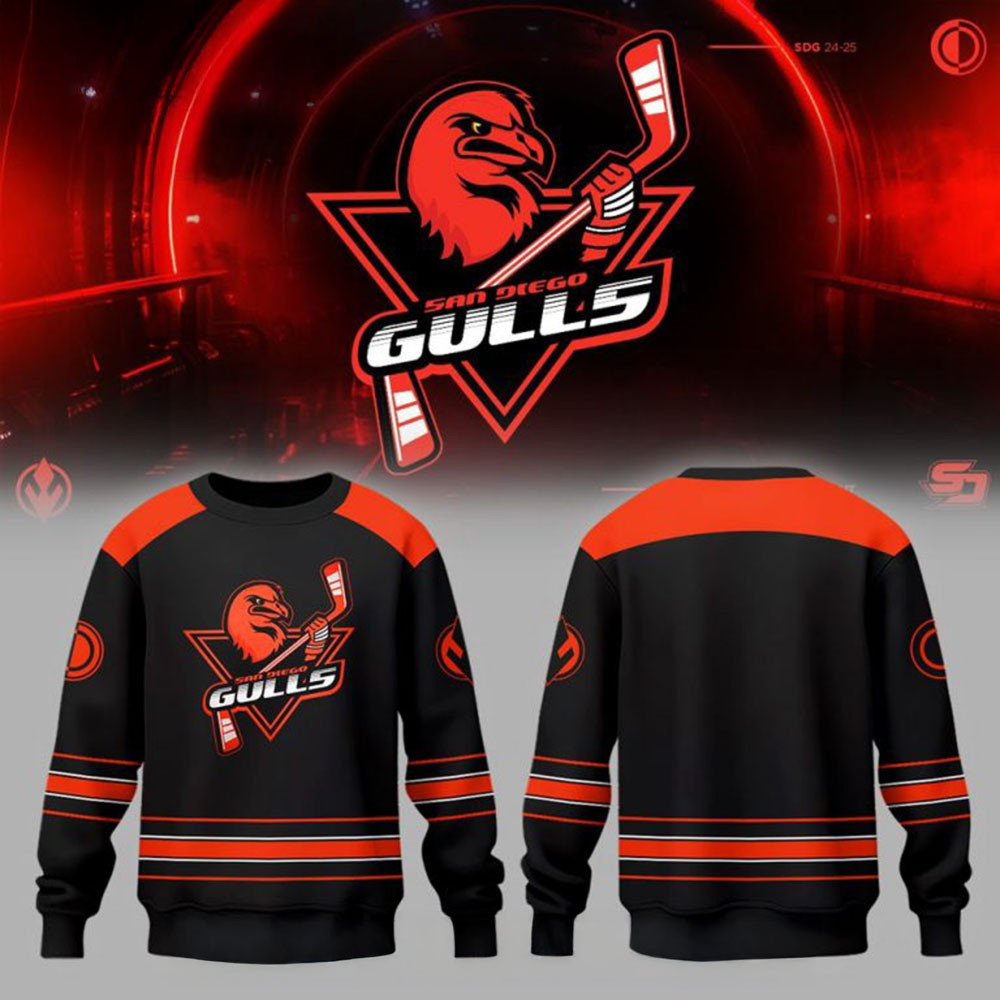 San Diego Gulls 2025 Star Wars Sweatshirt Father's Day Presents For Dad Ideas 2025-1