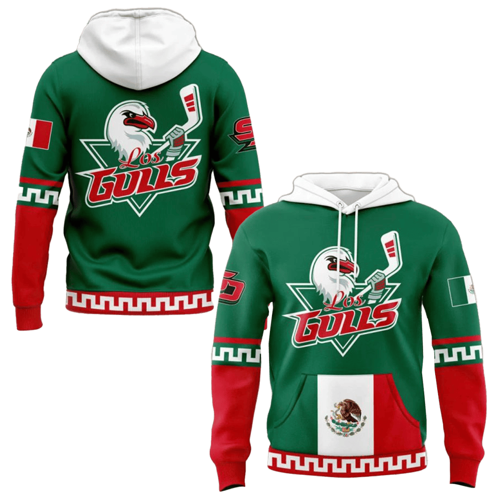 San Diego Gulls Mexican Heritage Night 2025 Hoodie San Diego Gulls Merch Father's Day Presents-1