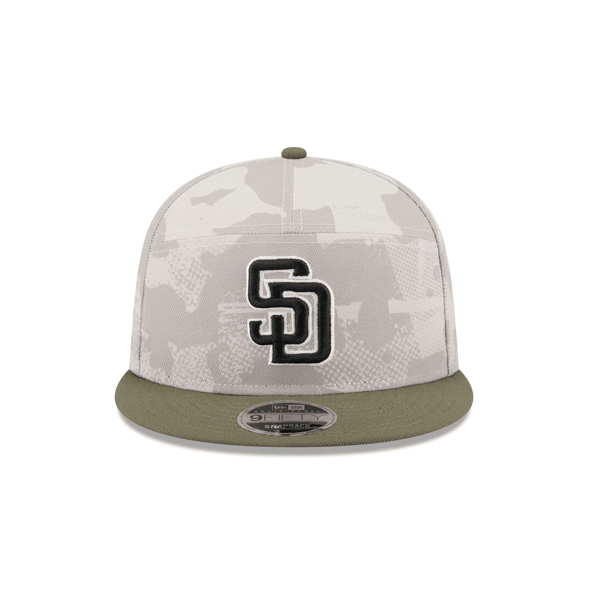 San Diego Padres Camo Hat Snapback MLB Armed Forces Day 2025 Hat Merch Father's Day Gifts-1