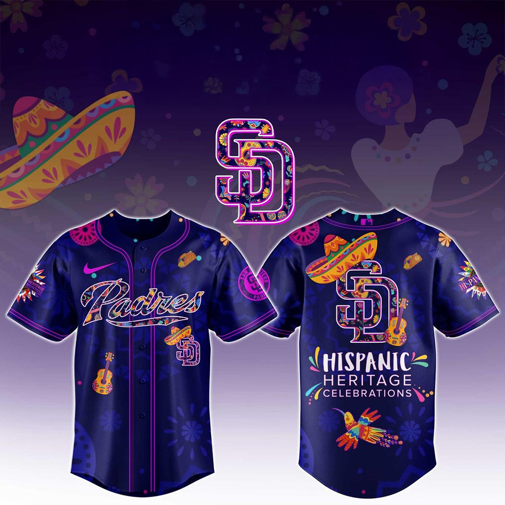 San Diego Padres Hispanic Heritage Celebrations 2025 Baseball Jersey San Diego Padres Merch-1