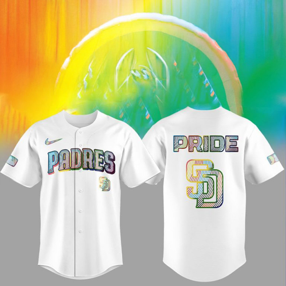 San Diego Padres LGBTQ Pride Night 2025 Jersey San Diego Padres Merch Best Gifts For Dad-1